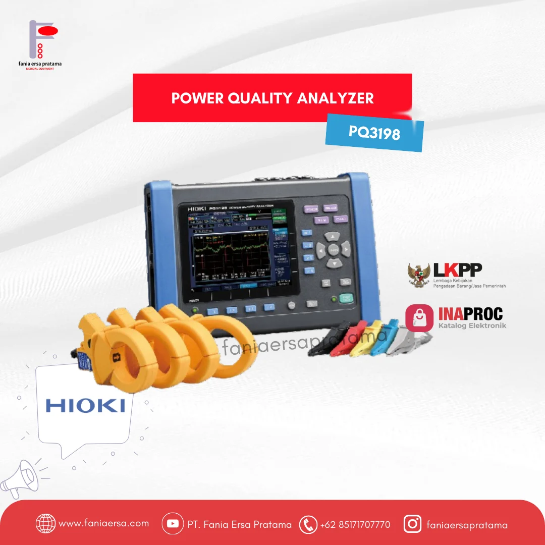 HIOKI QUALITY POWER ANALYZER PQ3198