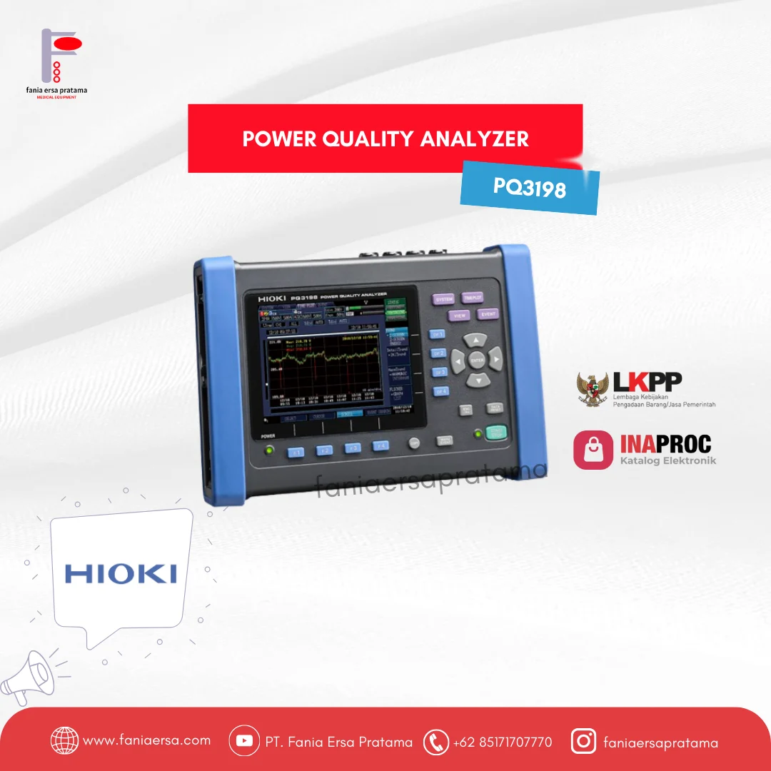 HIOKI QUALITY POWER ANALYZER PQ3198 - Image 3